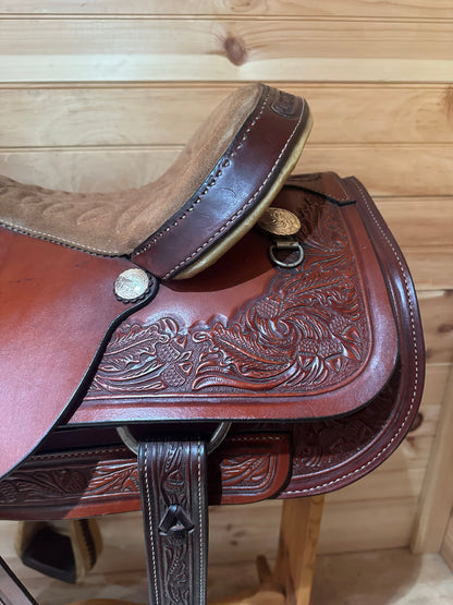 16” Circle Y Team Roper Western Saddle Model 2709