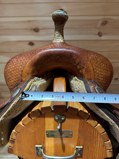 14.5” Billy Cook Maker Barrel Racing Western Saddle Model 1527