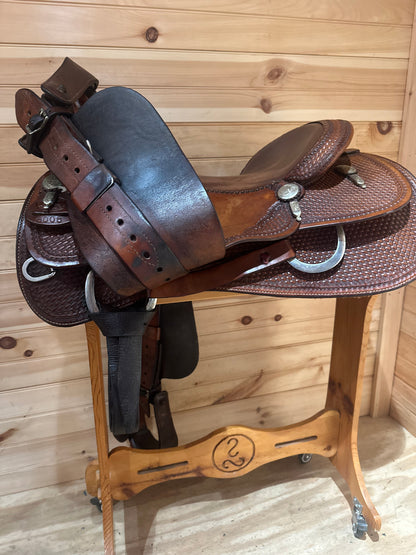 16” Billy Cook Classic Reiner Sulphur OK Western Saddle Model 6005