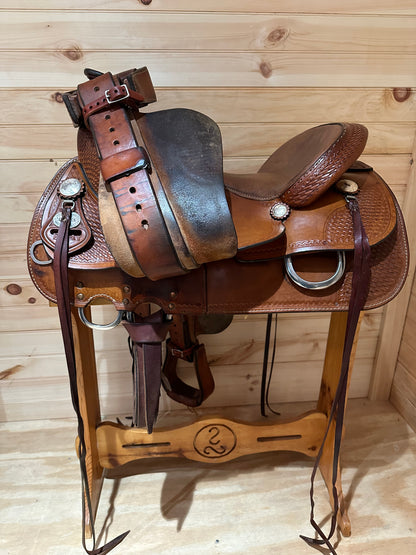 16” Crates Supreme Equi-Fit Western Trail Saddle Model 2170-4W