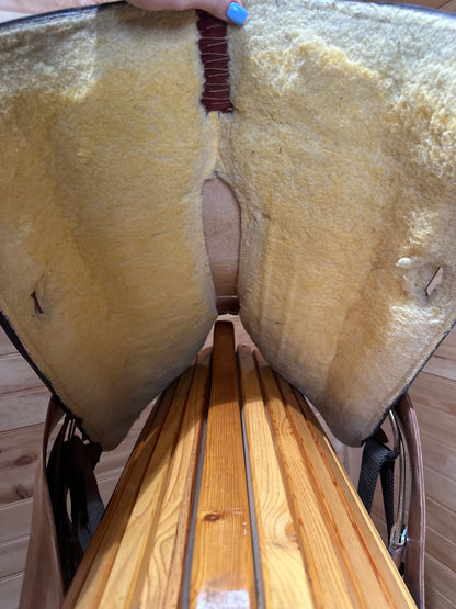 16” Circle Y Proven Barrel Racing Saddle Model 3649
