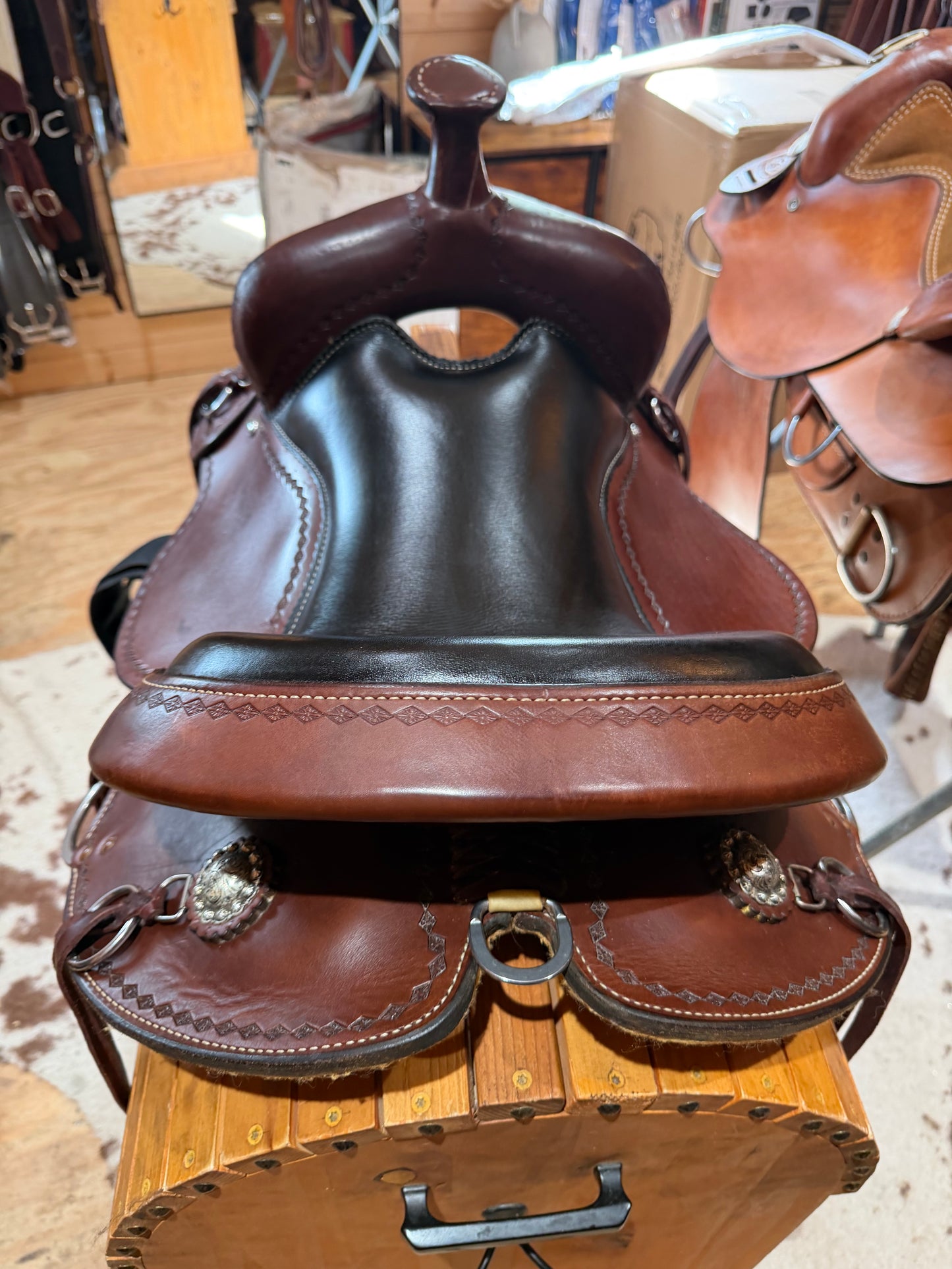 15” Cashel Round Skirt by Martin Saddlery Western Trail Saddle (2022)