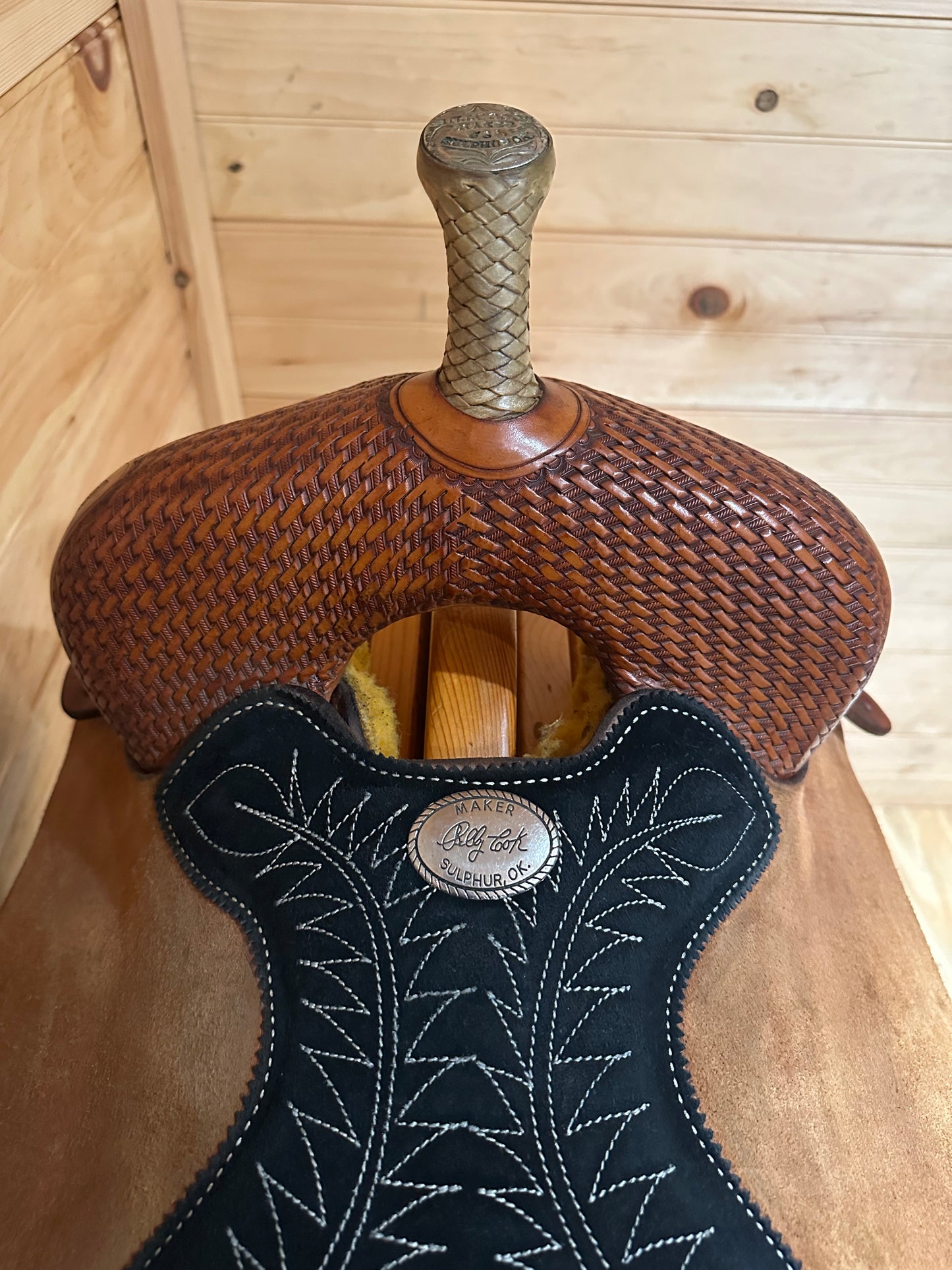 15” Billy Cook Maker Sulphur,OK Barrel Racing Saddle Model 1901