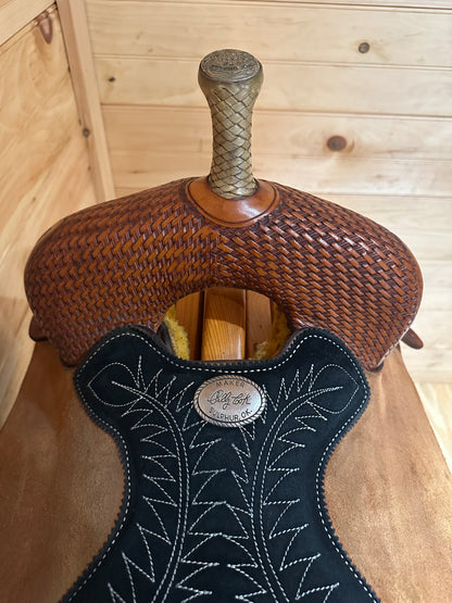 15” Billy Cook Maker Sulphur,OK Barrel Racing Saddle Model 1901