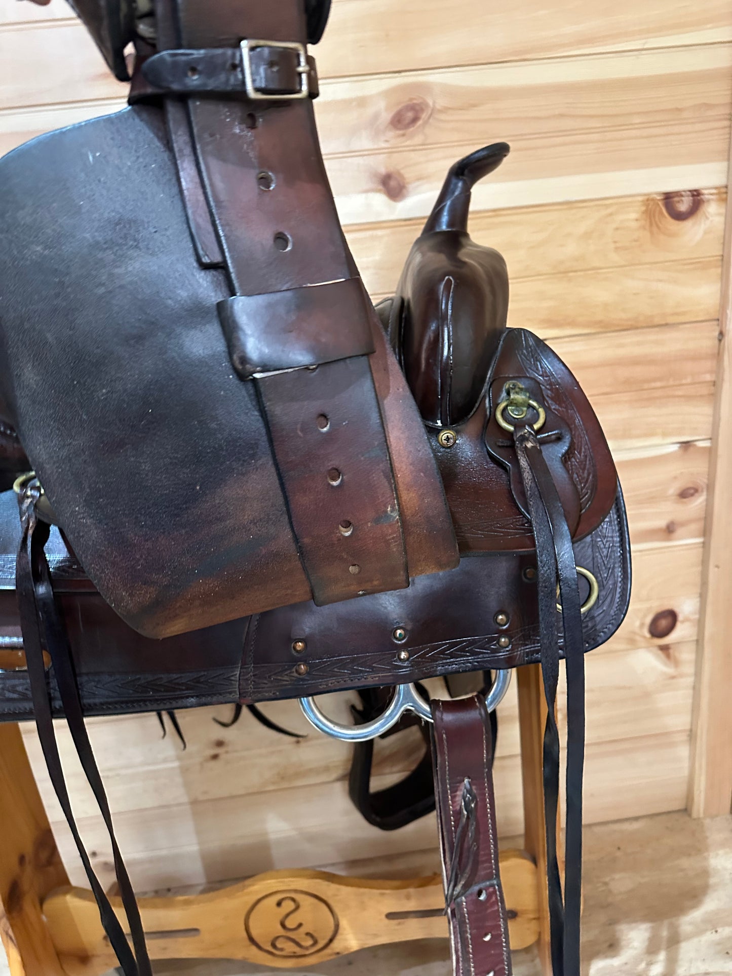 17” Big Horn Double Comfort Equi-fit Flex Western Trail Saddle Model 1658