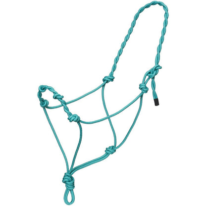 Tough1 Knotted Rope Halter with Twisted Crown