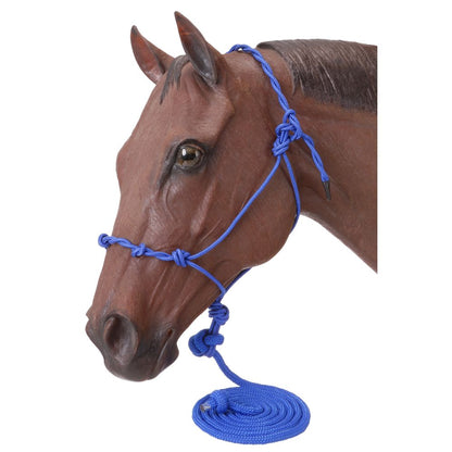 Tough1 Knotted Rope Halter with Lead
