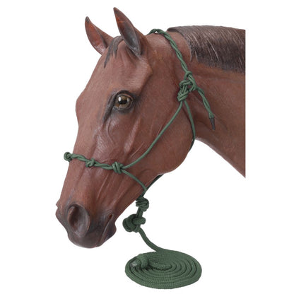 Tough1 Knotted Rope Halter with Lead