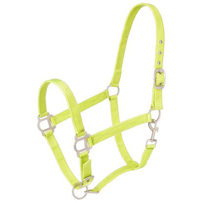 Tough1 Nylon Horse Halter with Satin Hardware