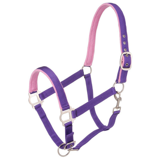 Tough1 Padded Horse Halter with Satin Hardware