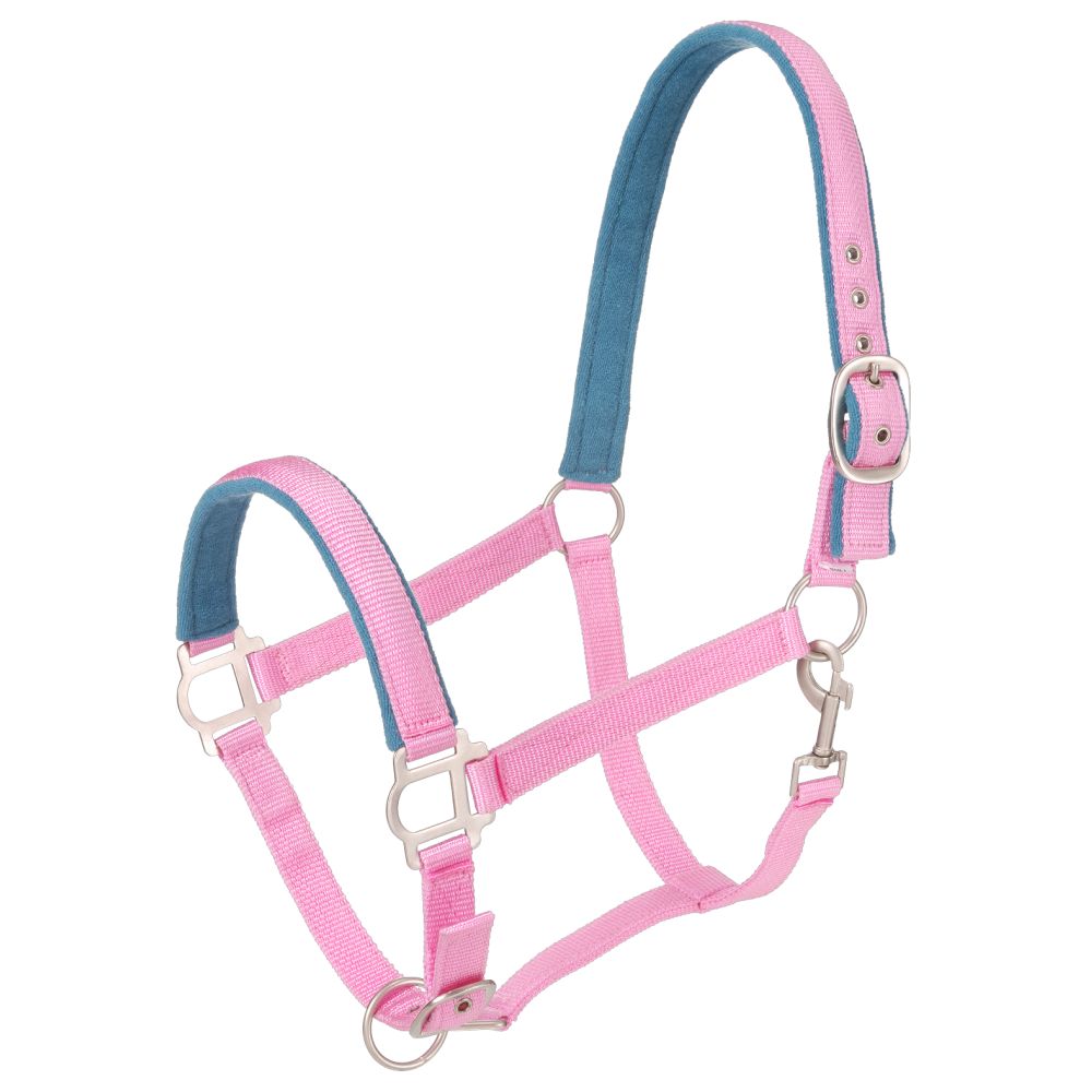 Tough1 Padded Horse Halter with Satin Hardware