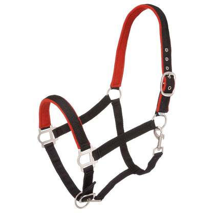 Tough1 Padded Horse Halter with Satin Hardware