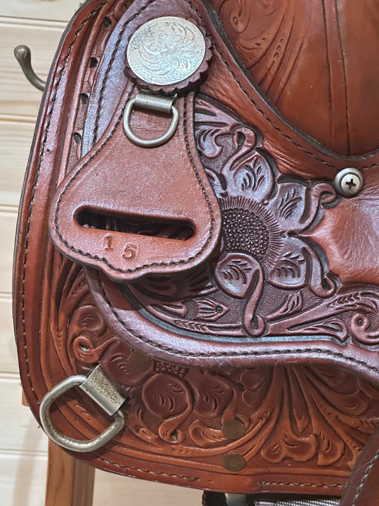 15” Tex Tan Hereford Western Trail Saddle Model 08-4014P5