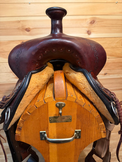 16” Circle Y Alpine Flex2 Western Trail Saddle Model 2377 (2018)