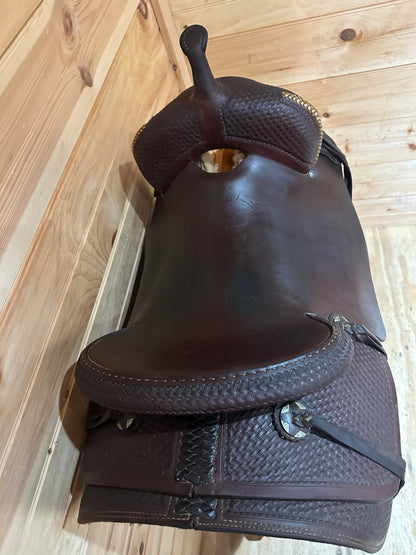 16” Morgan Saddlery 2S Ranch Cutter Western Saddle