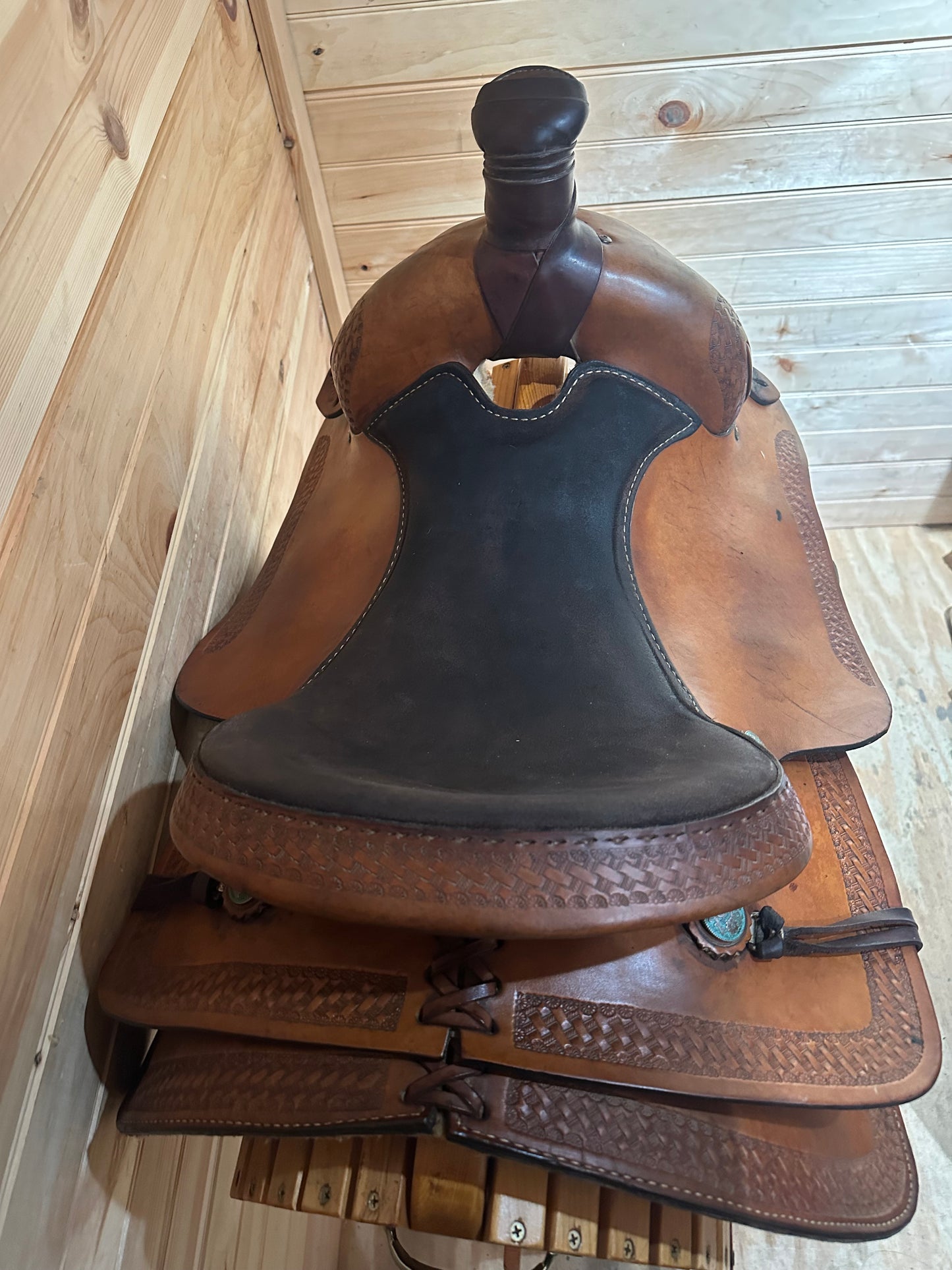 16” Nathan Lamb Roper Western Saddle Model 1601