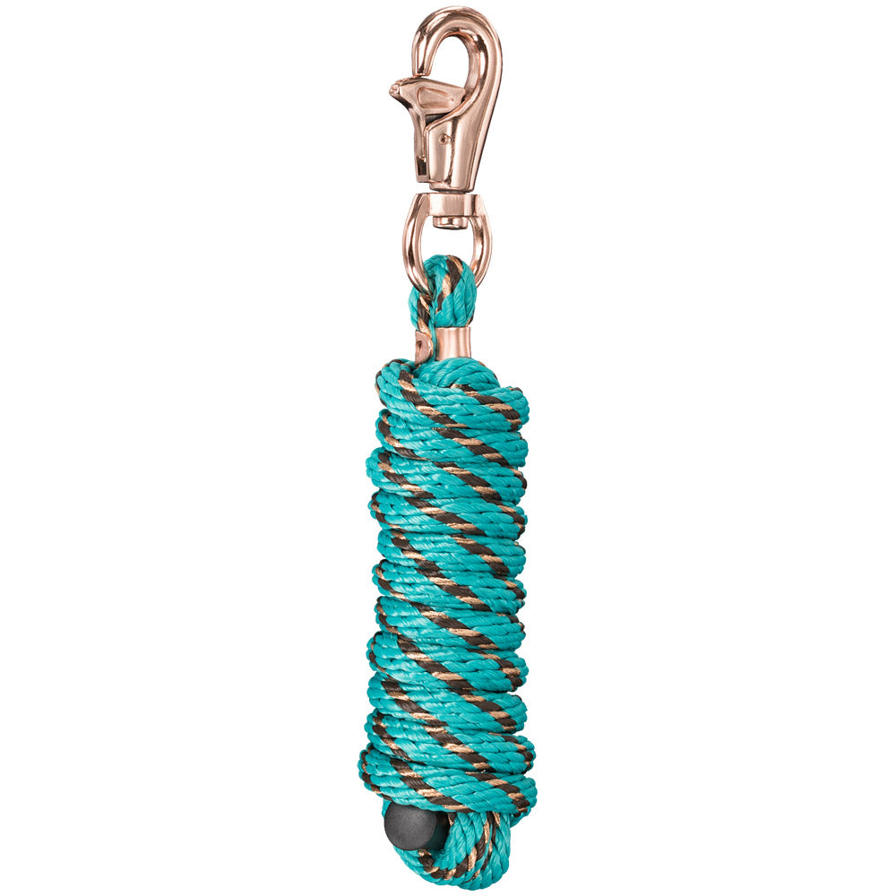 Tough1 Poly Lead Rope with Rose Gold Triggerbull Snap