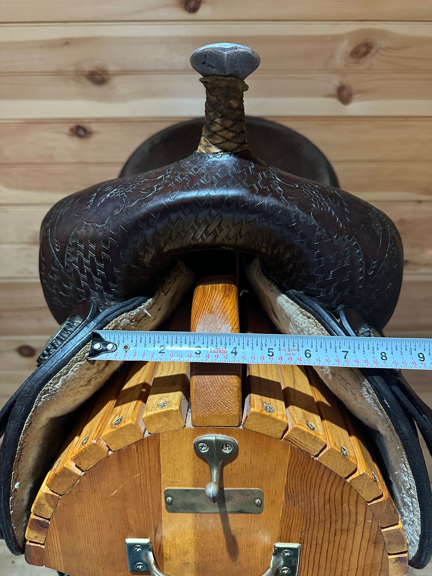 15” Basketweave Western Trail Saddle