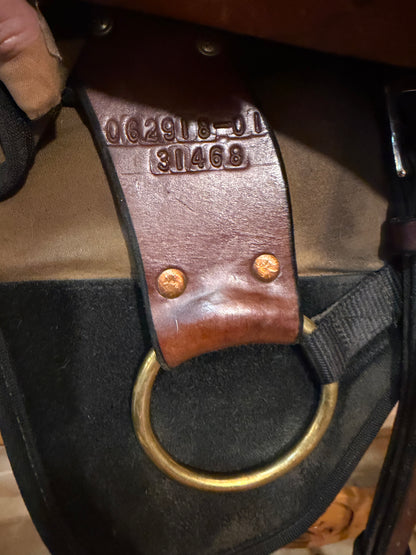 15” Imus 4-Beat Elite Gaited Endurance Trail Saddle & Matching Breast Collar