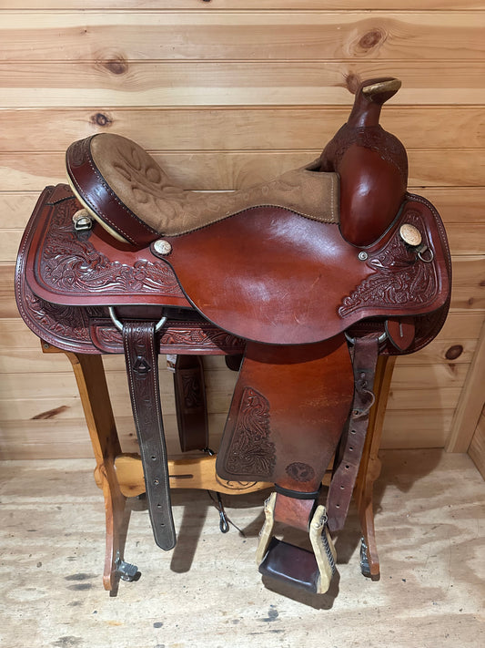 16” Circle Y Team Roper Western Saddle Model 2709