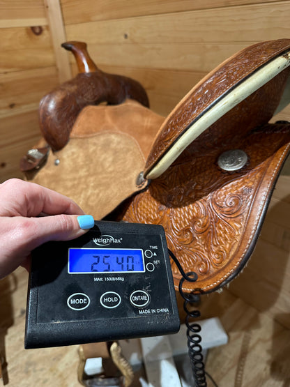 15” Circle Y Proven Barrel Racing Western Saddle