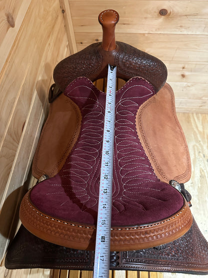15” Martin Crown C Barrel Racing Saddle Model 4585