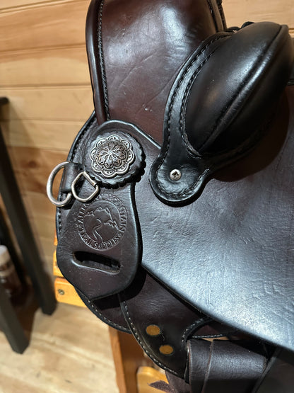 16.5” Allegany Mountain Saddlery Wade Trail Saddle