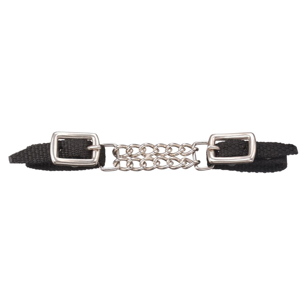 Tough1 Miniature Nylon Curb Strap with Double Chain