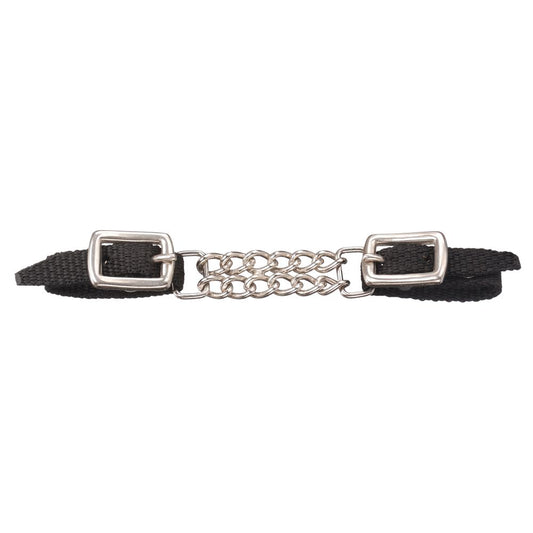 Tough1 Miniature Nylon Curb Strap with Double Chain