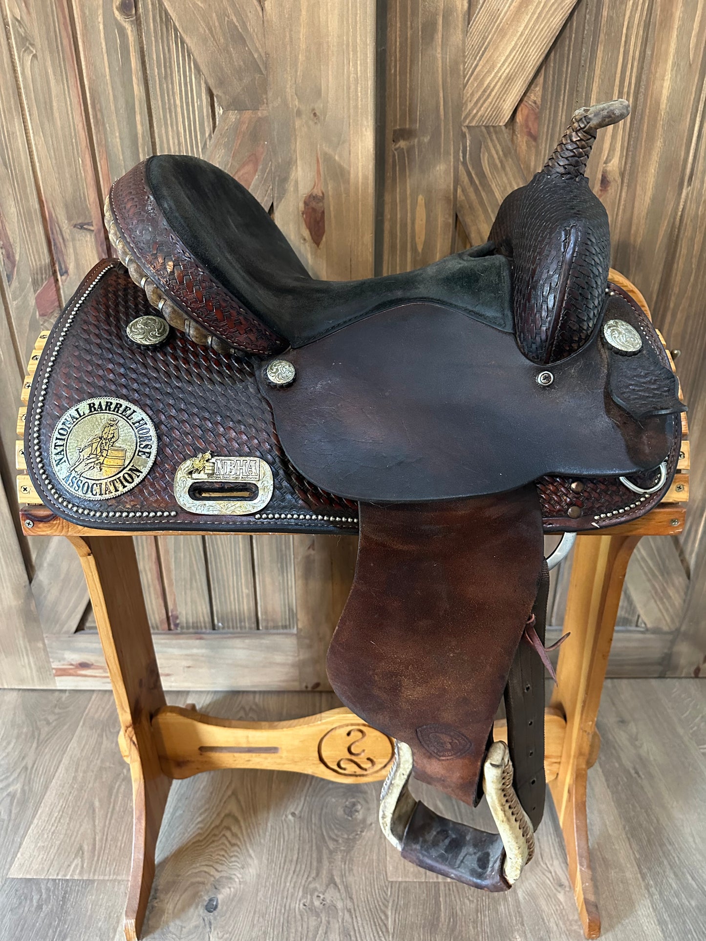 14” Tex Tan Hereford NBHA Liberty II Barrel Racing Saddle