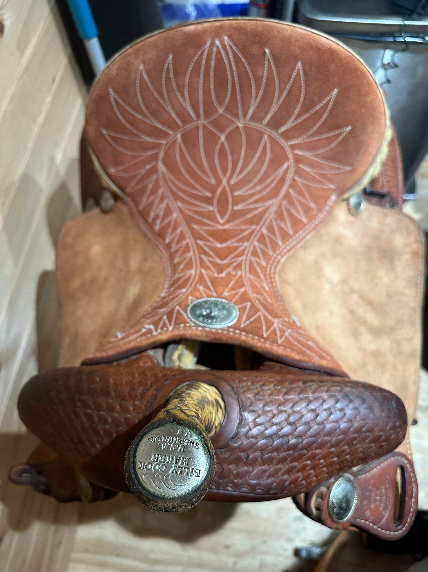 14” Billy Cook Maker Sulphur, OK Barrel Racing Saddle Model 1527