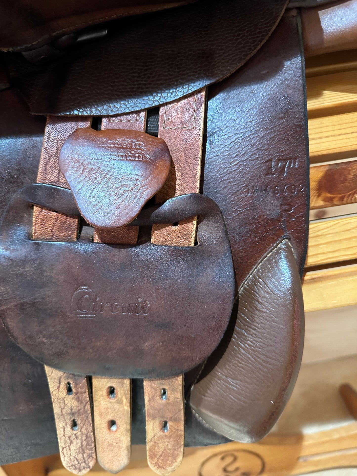 17” Dover Circuit Close contact/Jumping Saddle Model 46492