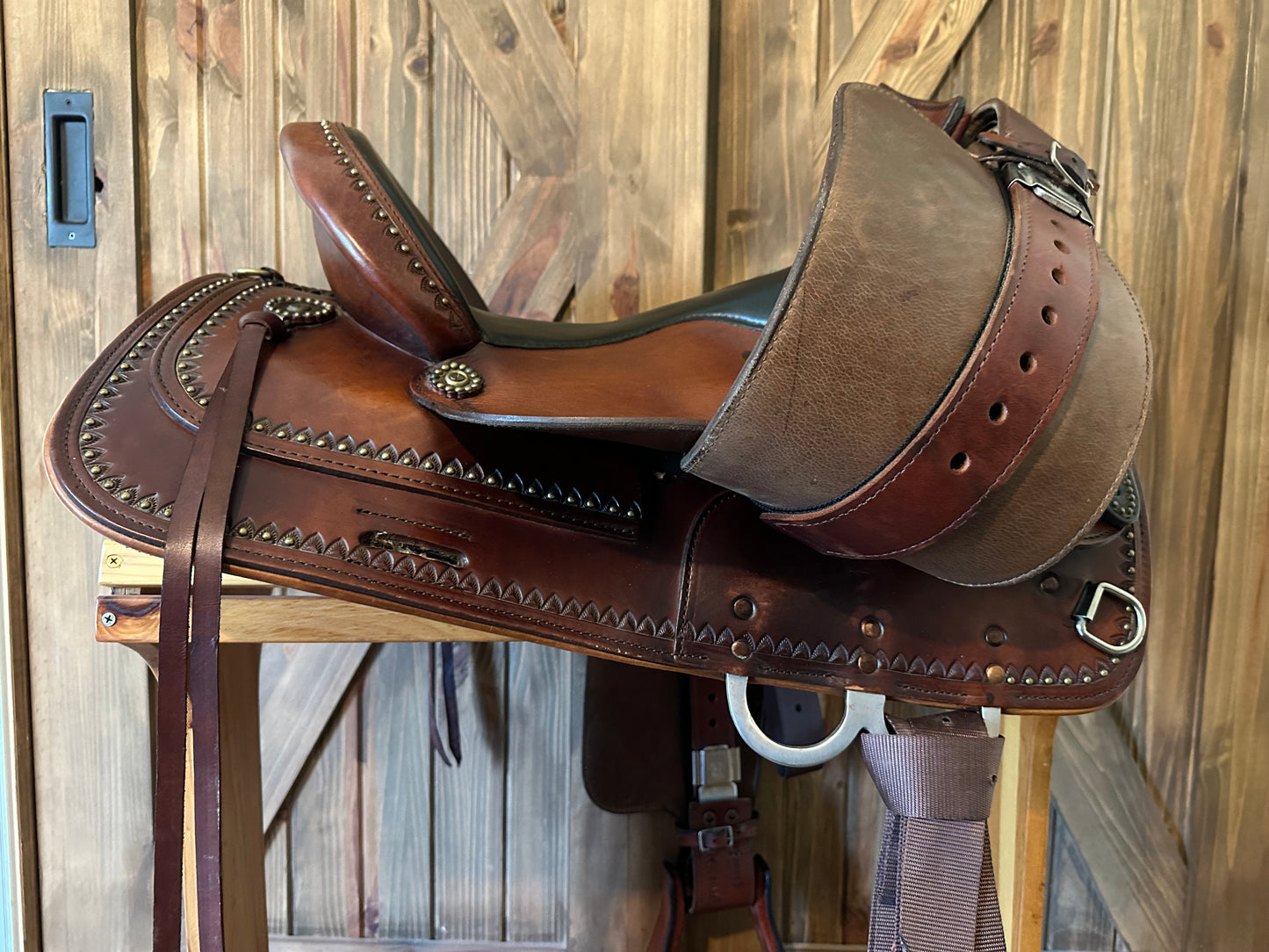 16” Tex Tan Tex-Flex Western Trail Saddle Model 08-TF408S6