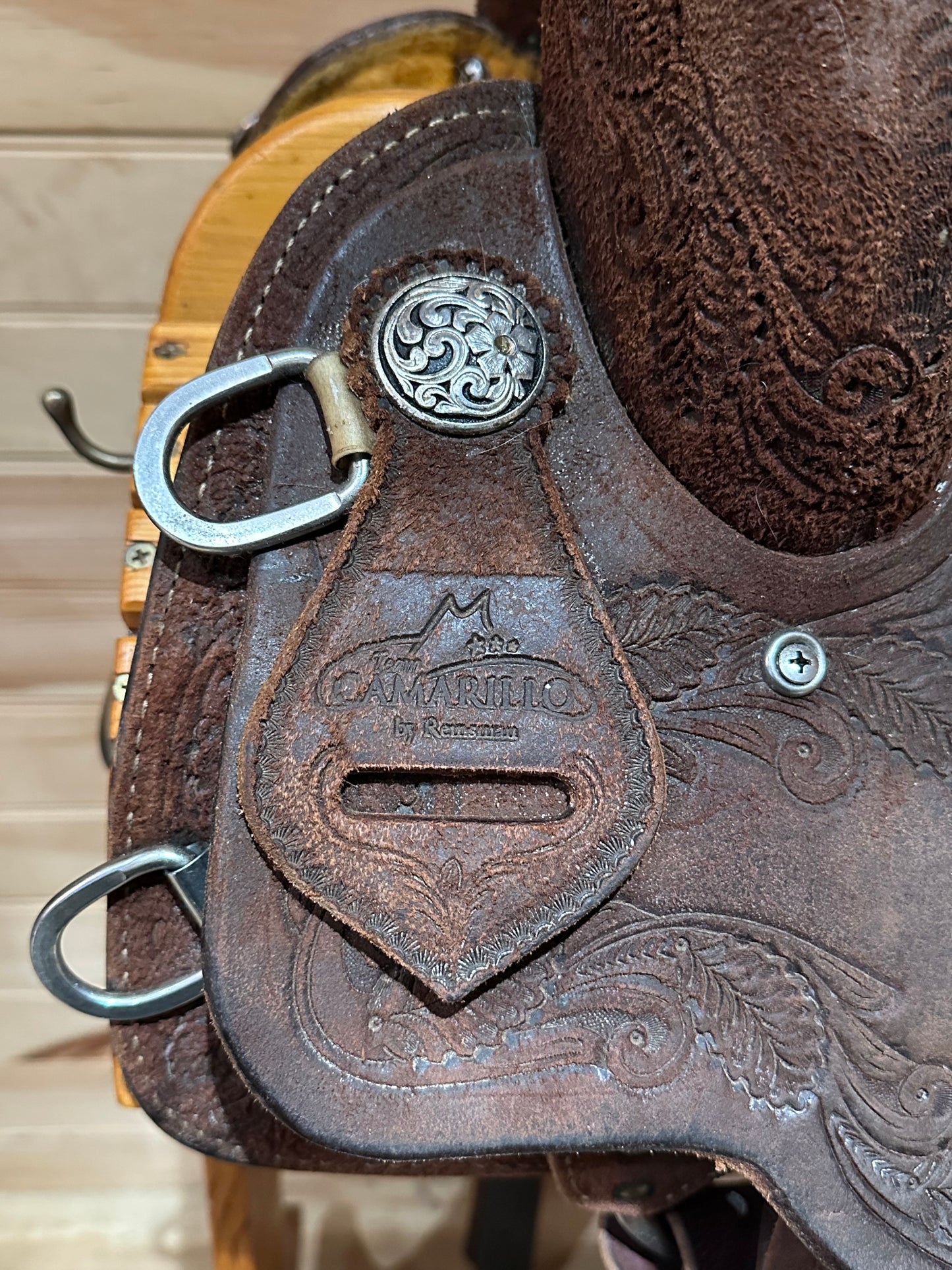 14.5” Reinsman Team Camarillo Barrel Racing Western Saddle Model 4231