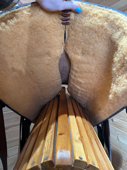 17” Circle Y Cutter Pat Earnheart Western Saddle Model 1345