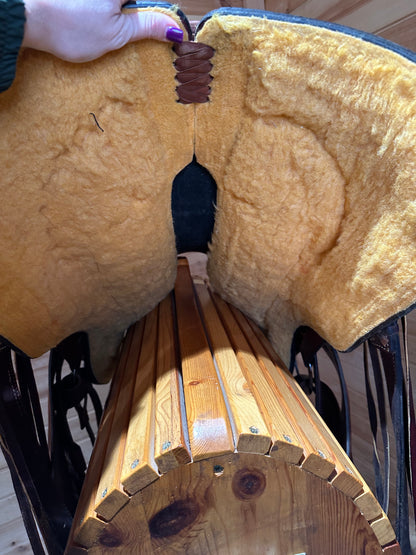 16” Diamond K Saddlery Ranch Roper Western Saddle