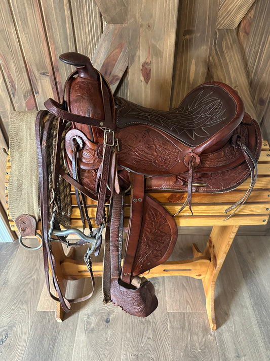 12” Big Horn Children’s Pony Western  Saddle (PACKAGE)