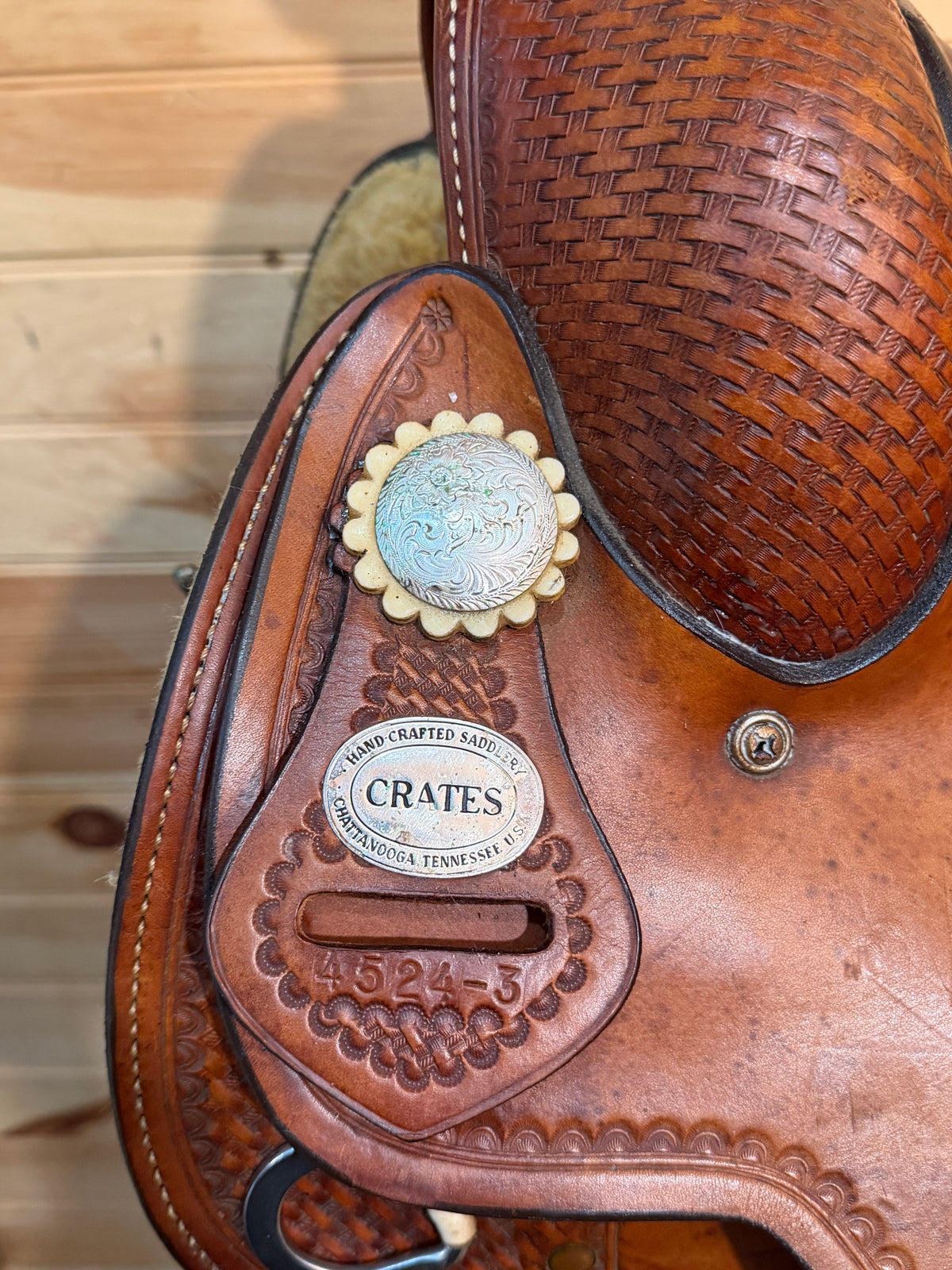 15.5” Crates Equi-Fit Reiner Saddle Model 4524-3