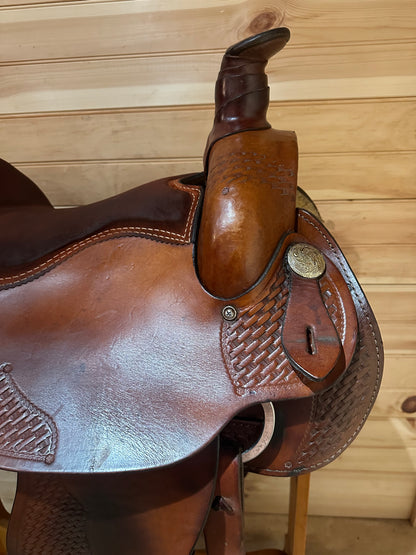 17” Dakota Saddlery Western Roping Saddle Model 501 *Package*