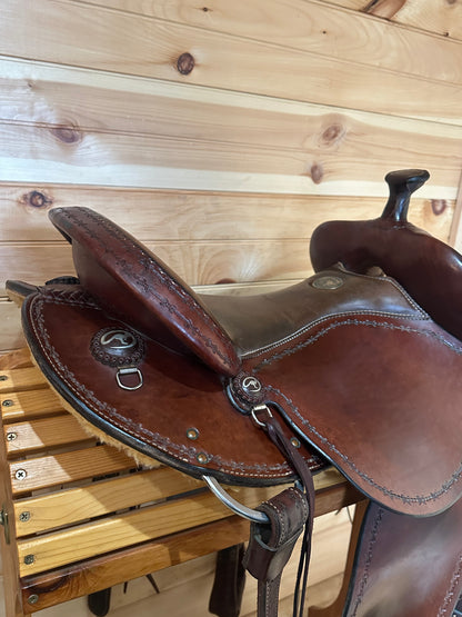 16” Clinton Anderson Aussie Saddle by Martin Saddlery