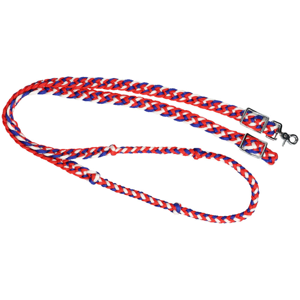 Tough1 Deluxe Knotted Cord Roping Reins