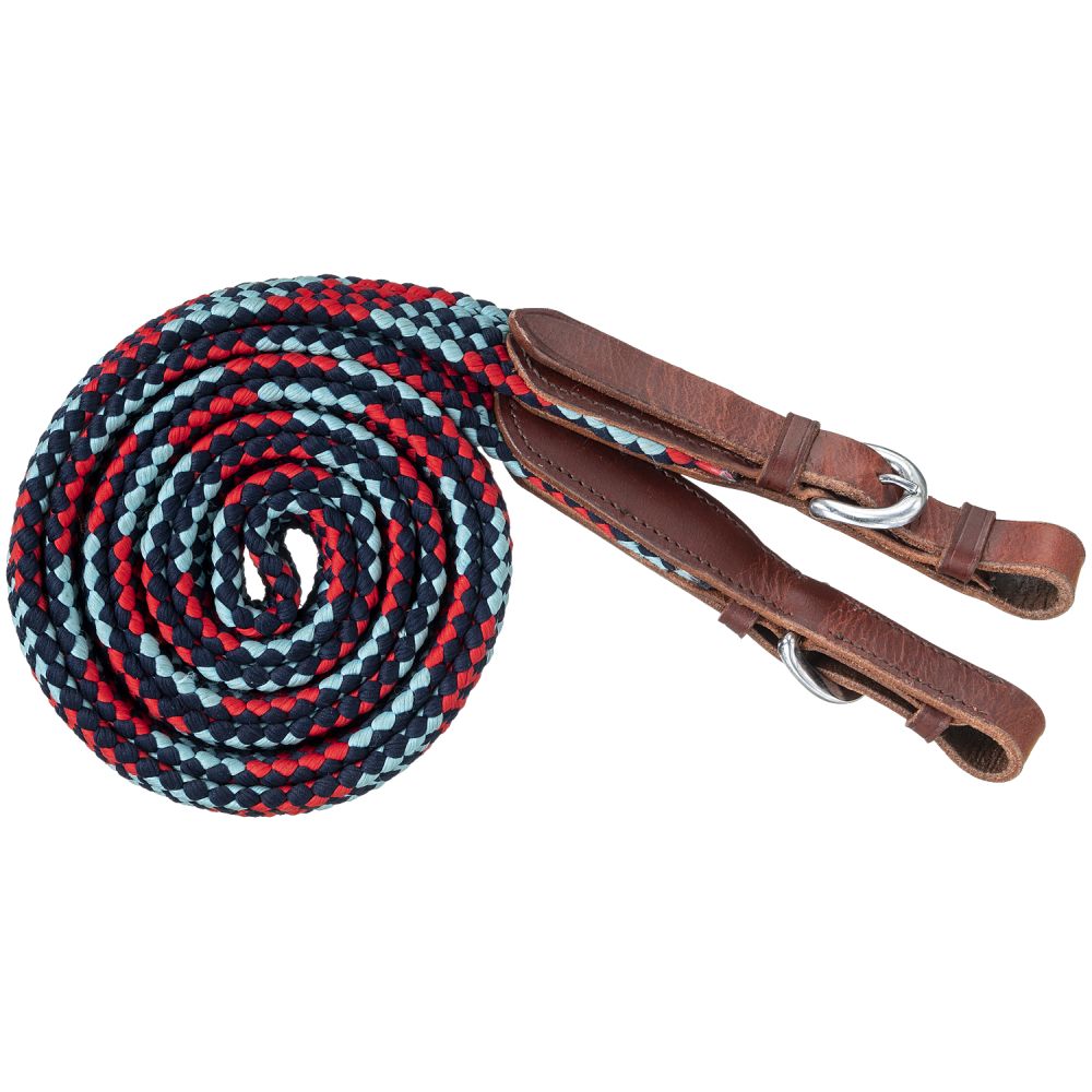 Tough1 7ft Flat Braided Trail Reins