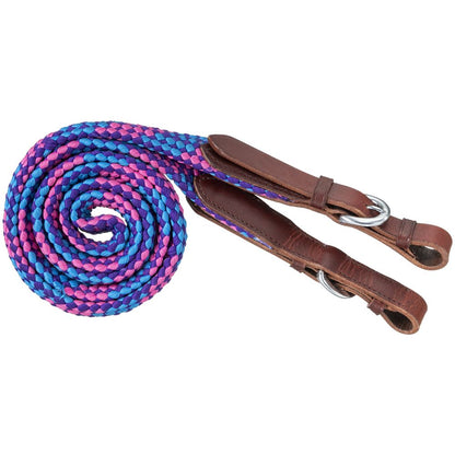 Tough1 5ft Flat Braided Trail Reins
