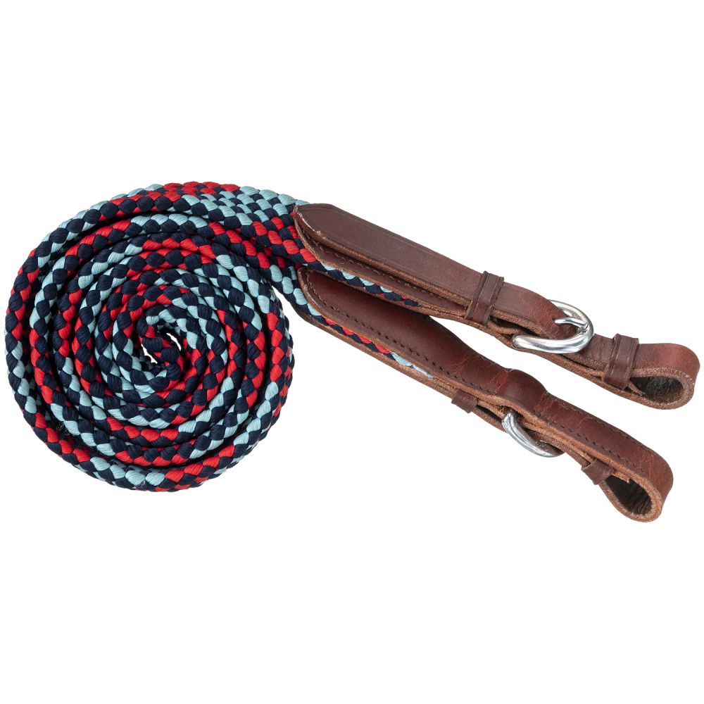 Tough1 5ft Flat Braided Trail Reins