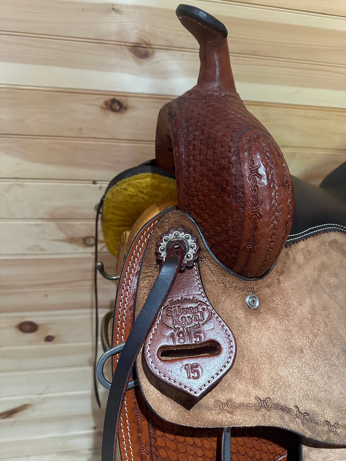 15” Silver Royal Round Rock All Around Western Saddle