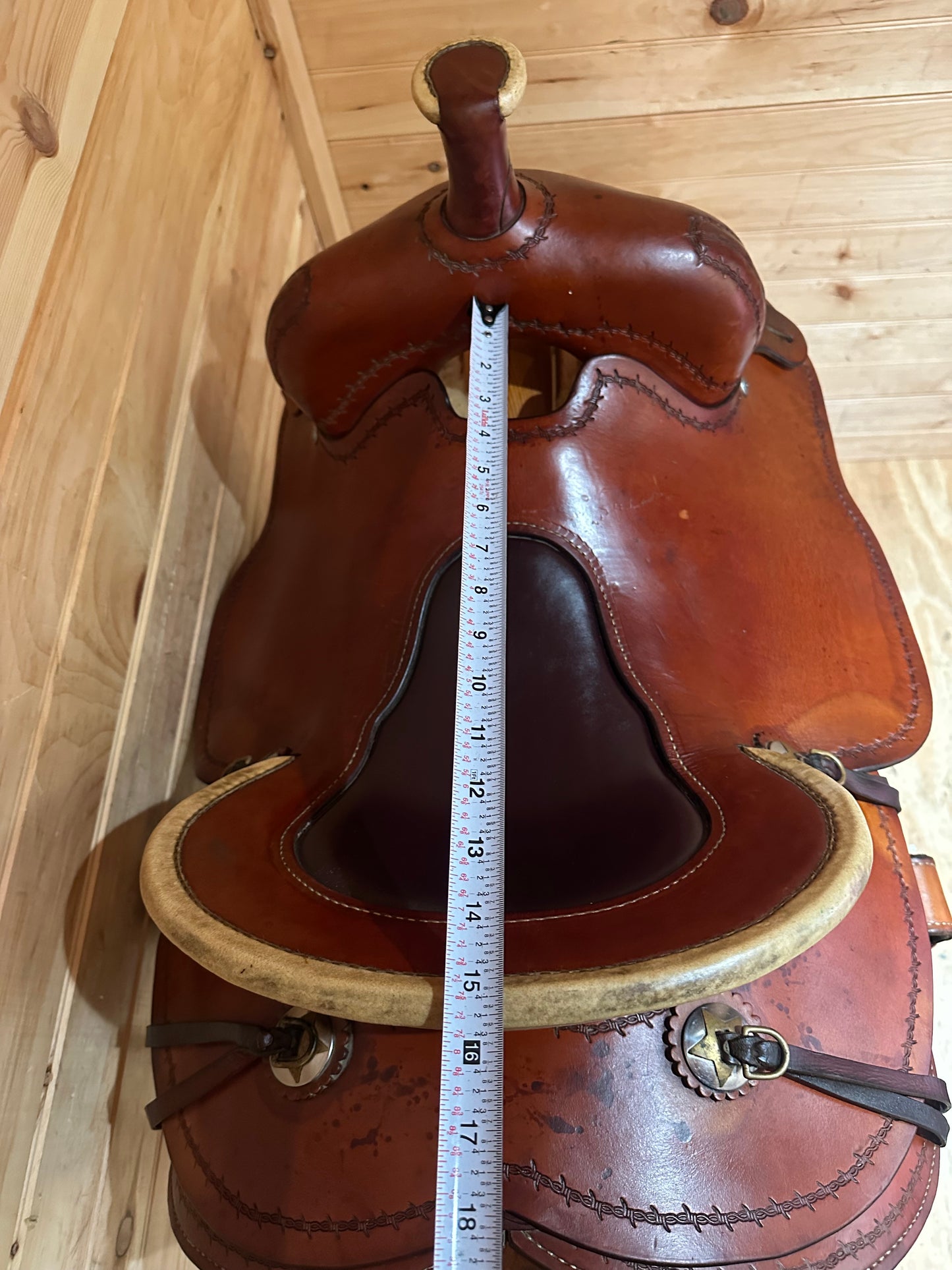 15” Bar B Western Ranch Roper Western Saddle