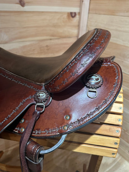 16” Clinton Anderson Aussie Saddle by Martin Saddlery