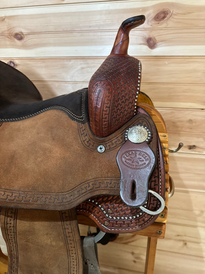 14.5” Texas Best by American Saddlery Barrel Racing Western Saddle Model 1178