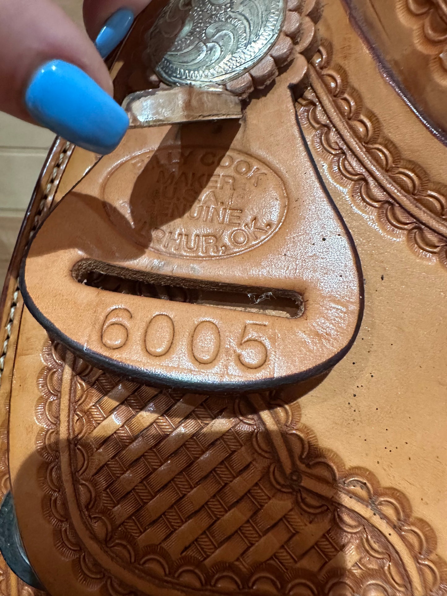 17” Billy Cook Maker Reiner Western Saddle Model 6005