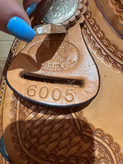 17” Billy Cook Maker Reiner Western Saddle Model 6005